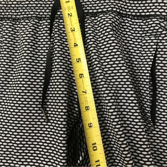 Pure & Simple Active NEW Crop Joggers Pants Zipper Pockets Drawcord Yoga Print - Picture 10 of 11